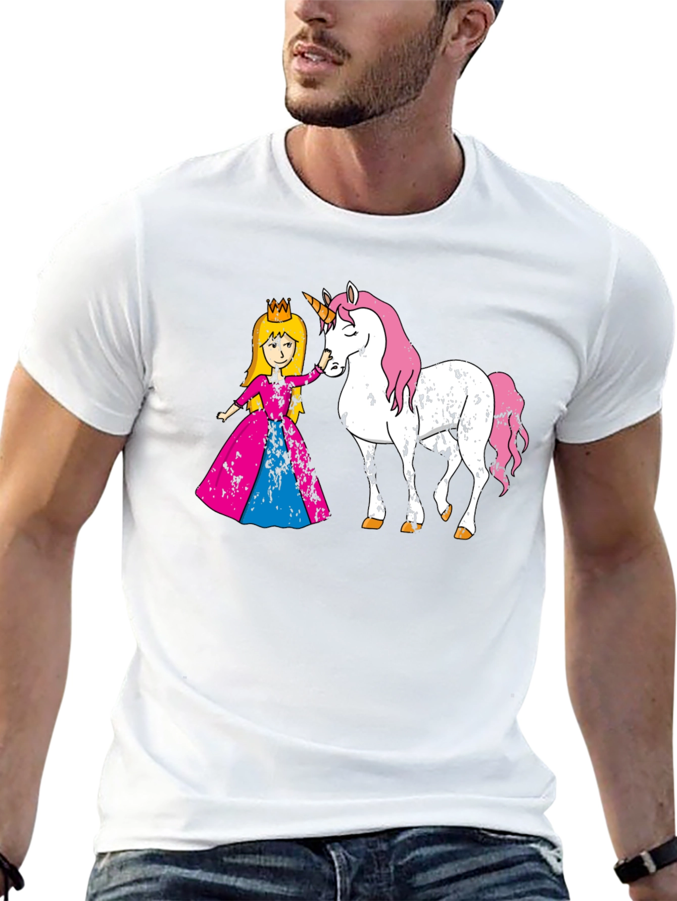 Princess and Unicorn Graphic Tee