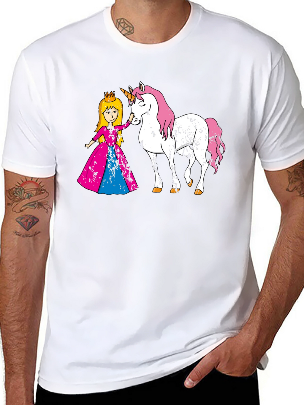 Princess and Unicorn Graphic Tee
