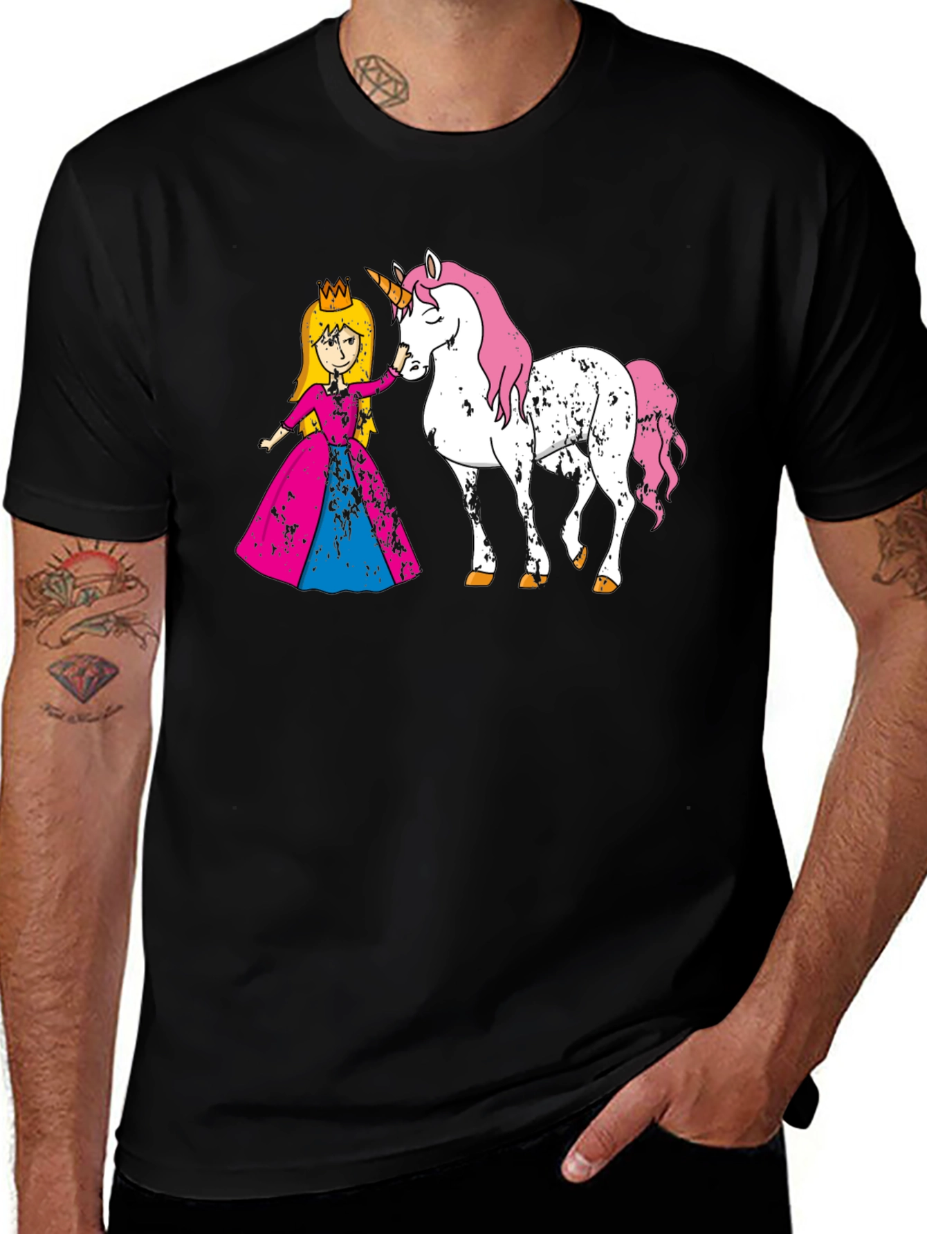 Princess and Unicorn Graphic Tee