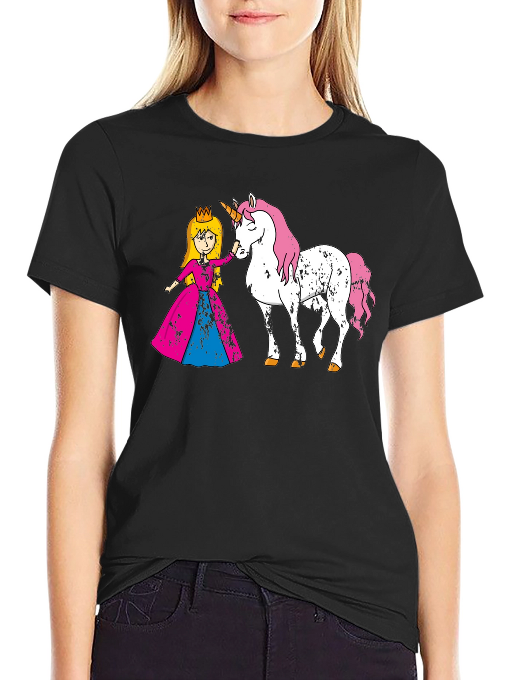 Princess and Unicorn Graphic Tee