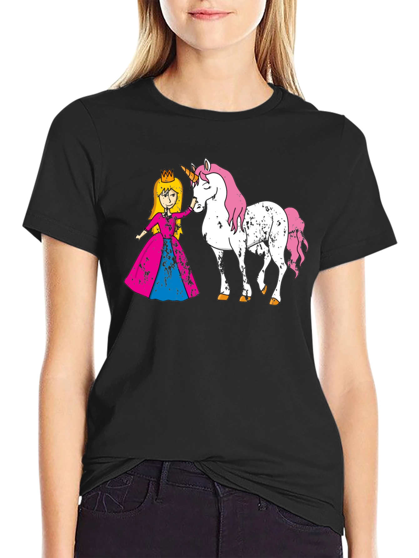 Princess and Unicorn Graphic Tee