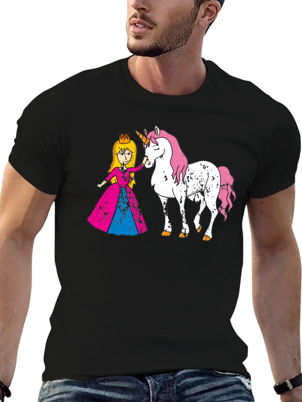 Princess and Unicorn Graphic Tee