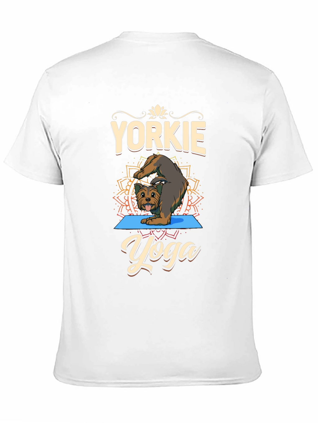 Yorkie Yoga T-Shirt Dog Lover Tee
