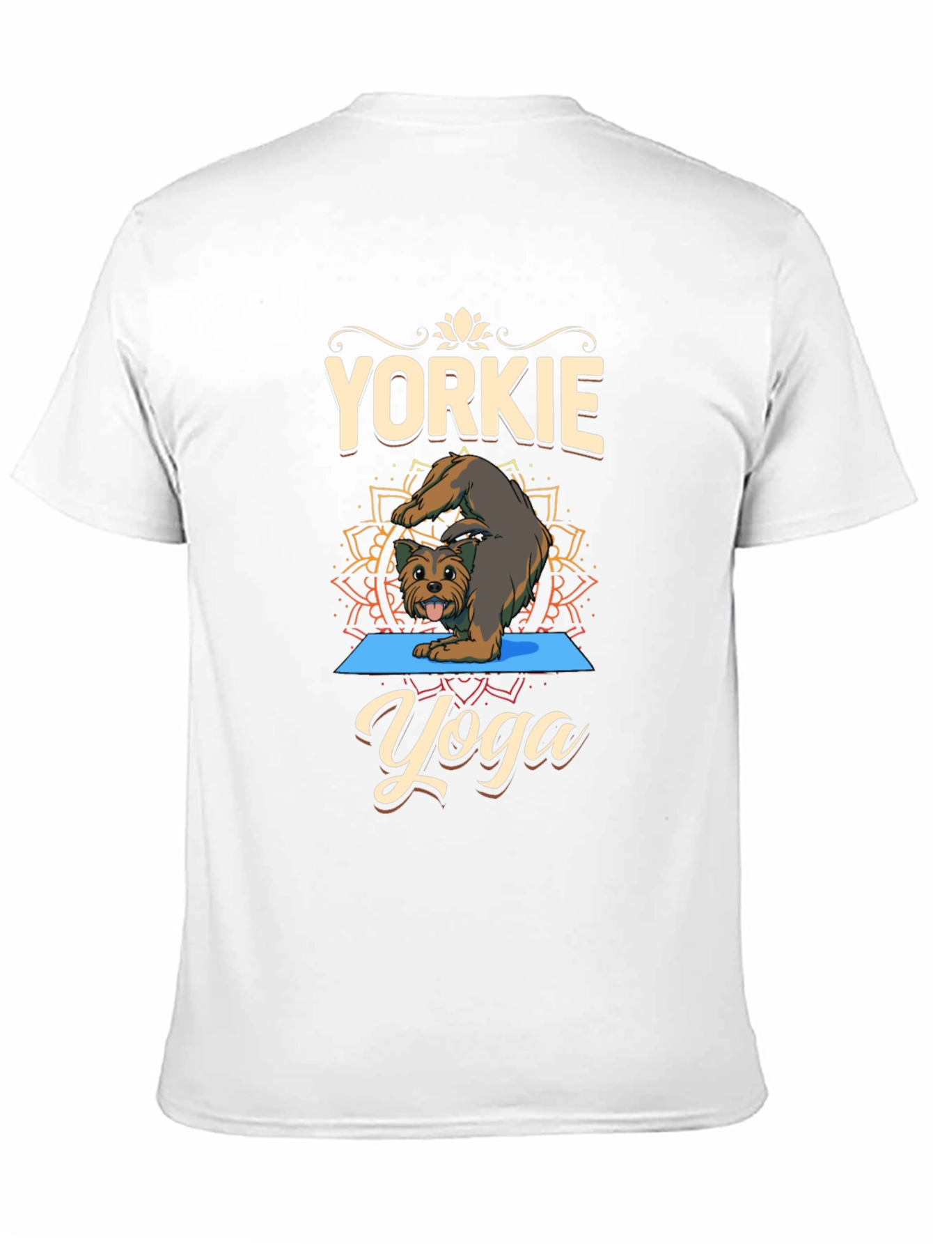Yorkie Yoga T-Shirt Dog Lover Tee