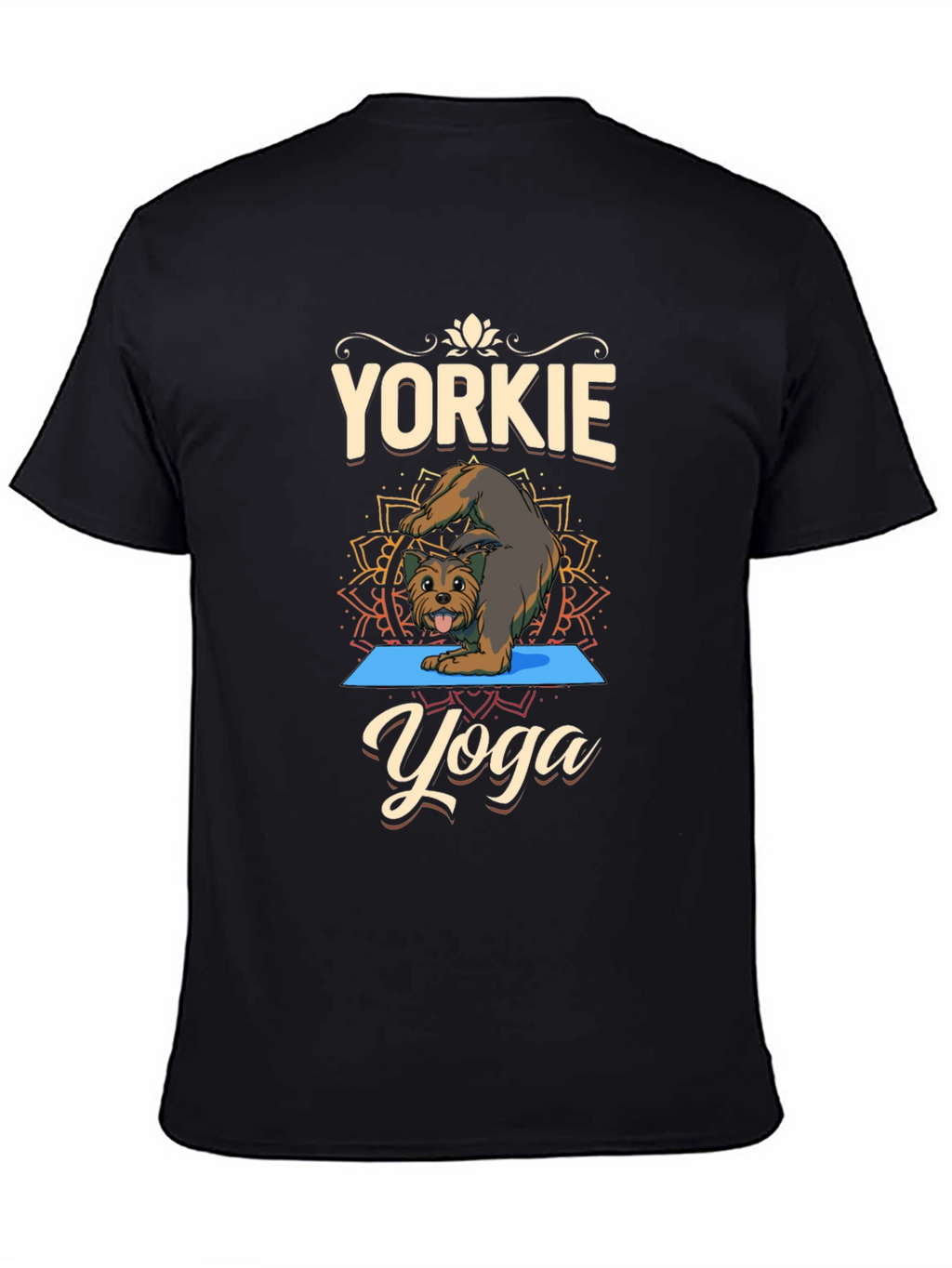 Yorkie Yoga T-Shirt Dog Lover Tee