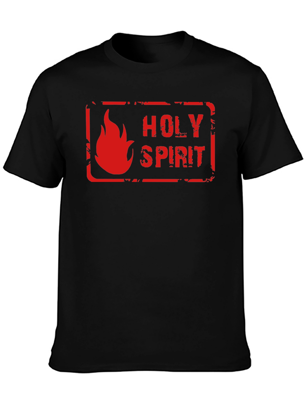 Holy Spirit Graphic Tee - Black Religious T-Shirt