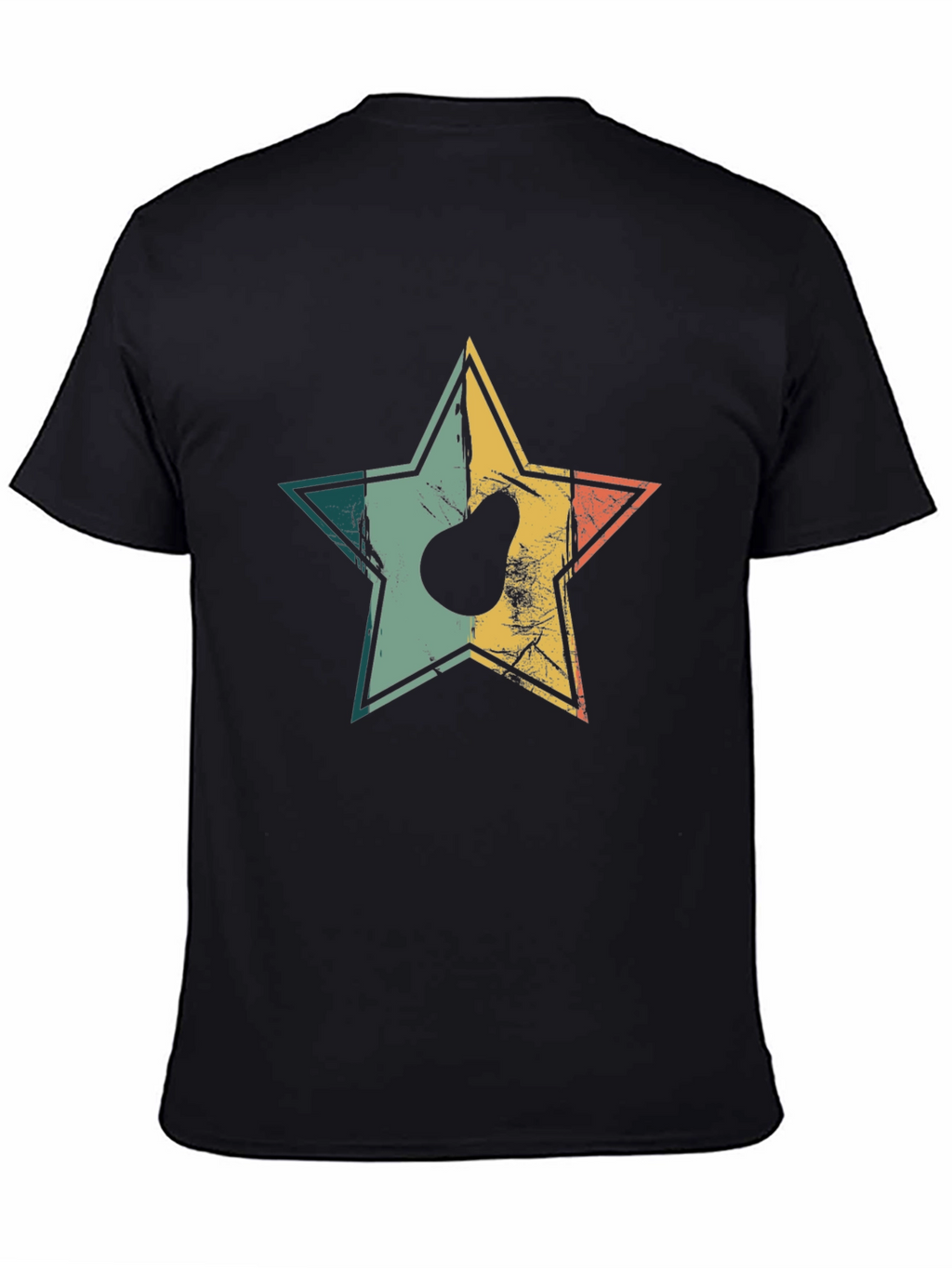 Retro Avocado Star Graphic T-Shirt
