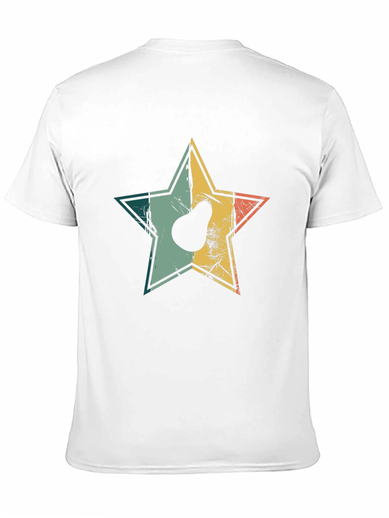 Retro Avocado Star Graphic T-Shirt