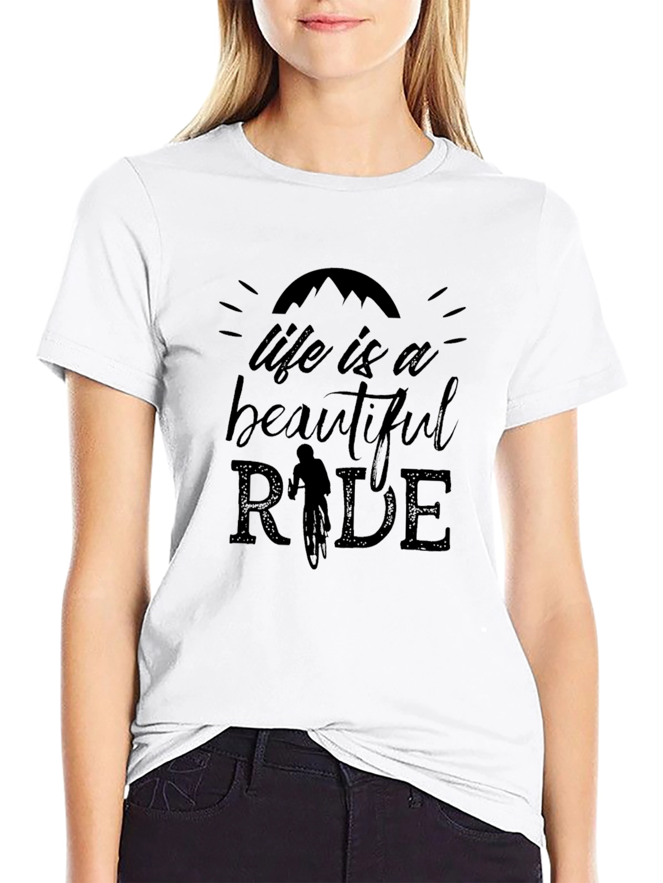 Life is a Beautiful Ride Black T-Shirt