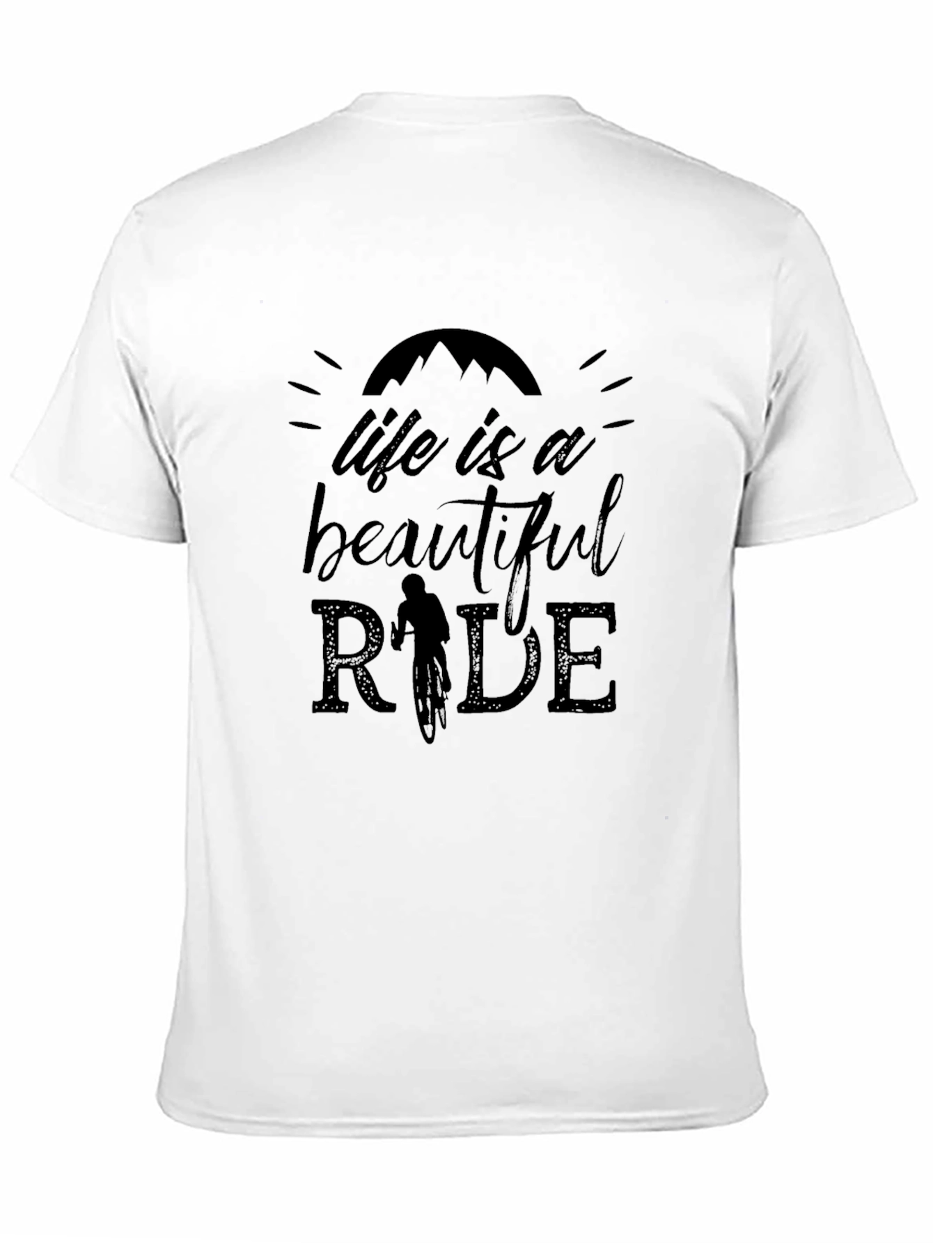 Life is a Beautiful Ride Black T-Shirt