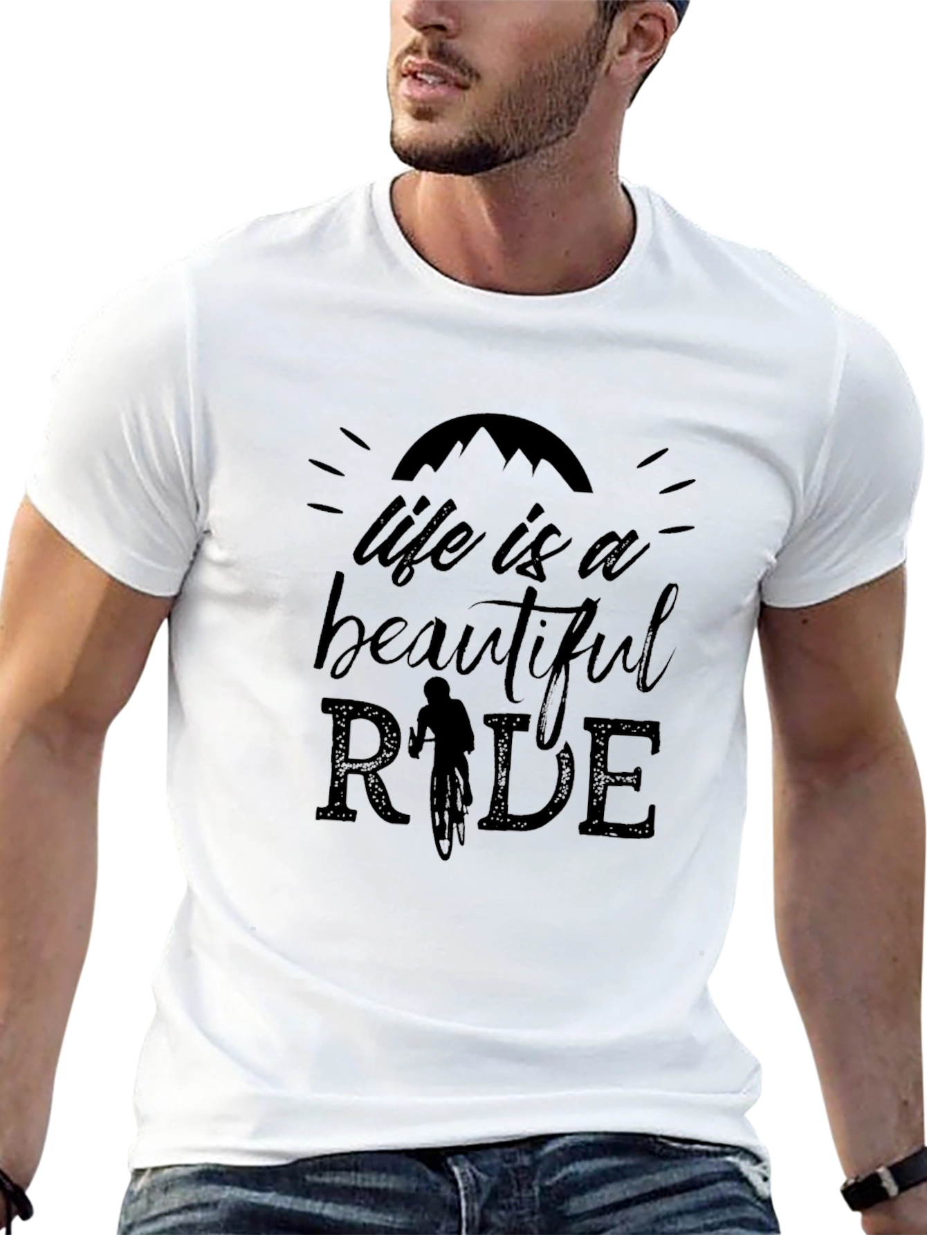 Life is a Beautiful Ride Black T-Shirt