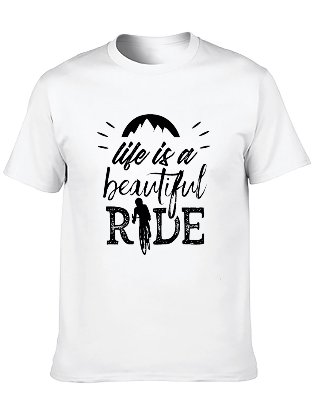 Life is a Beautiful Ride Black T-Shirt