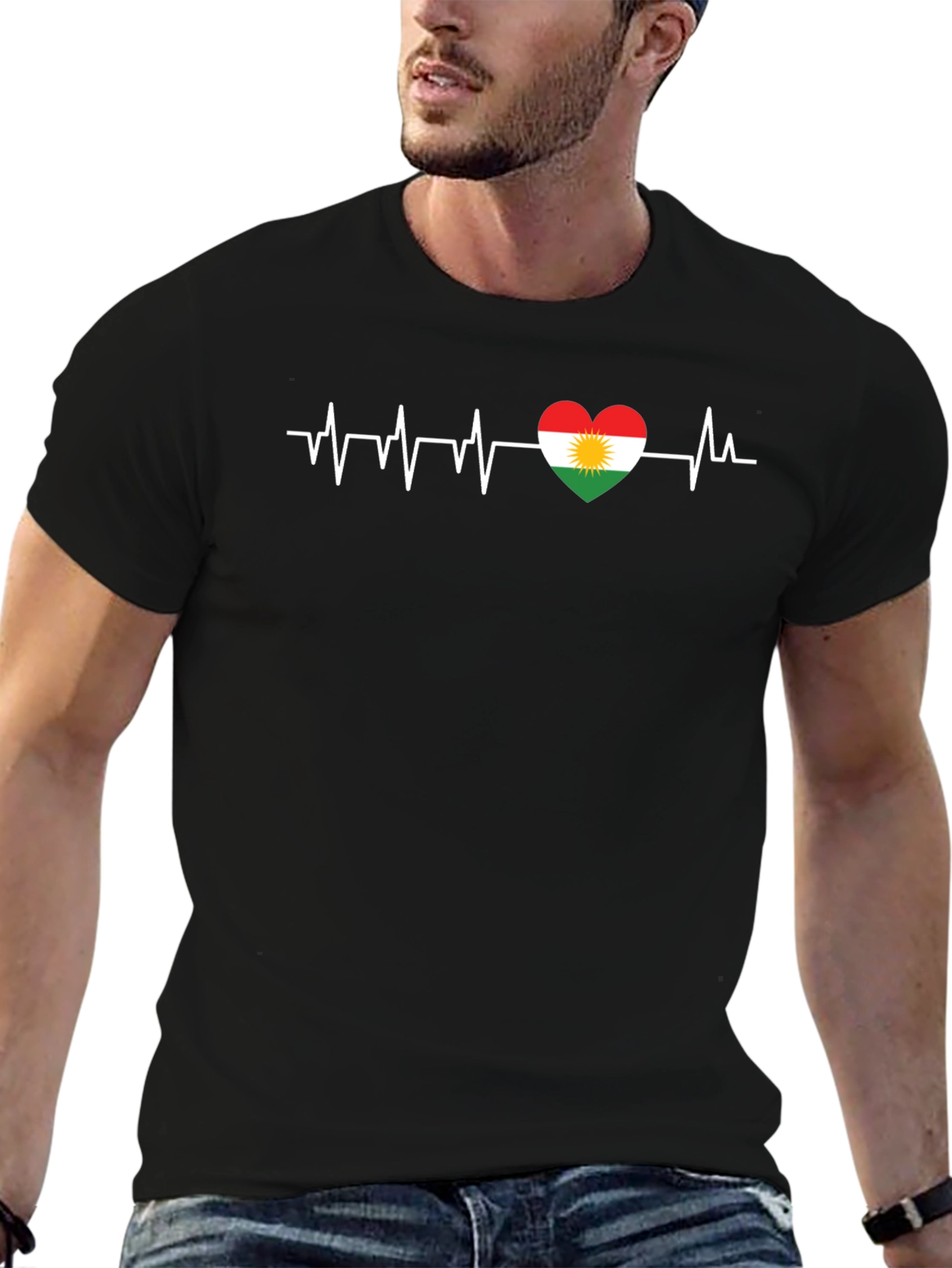 Kurdish Heartbeat T-Shirt - Show Your Pride!