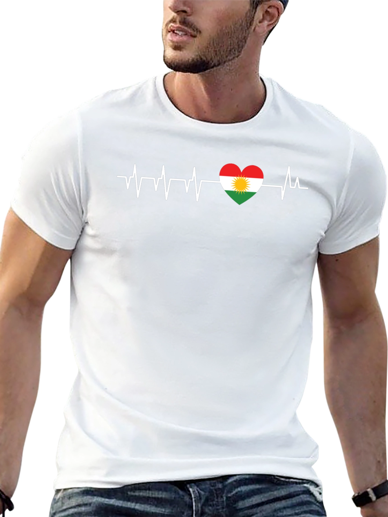 Kurdish Heartbeat T-Shirt - Show Your Pride!
