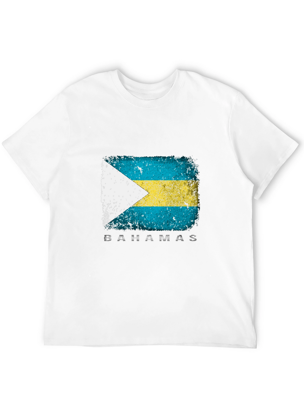 Bahamas Flag T-Shirt - Distressed Graphic Tee