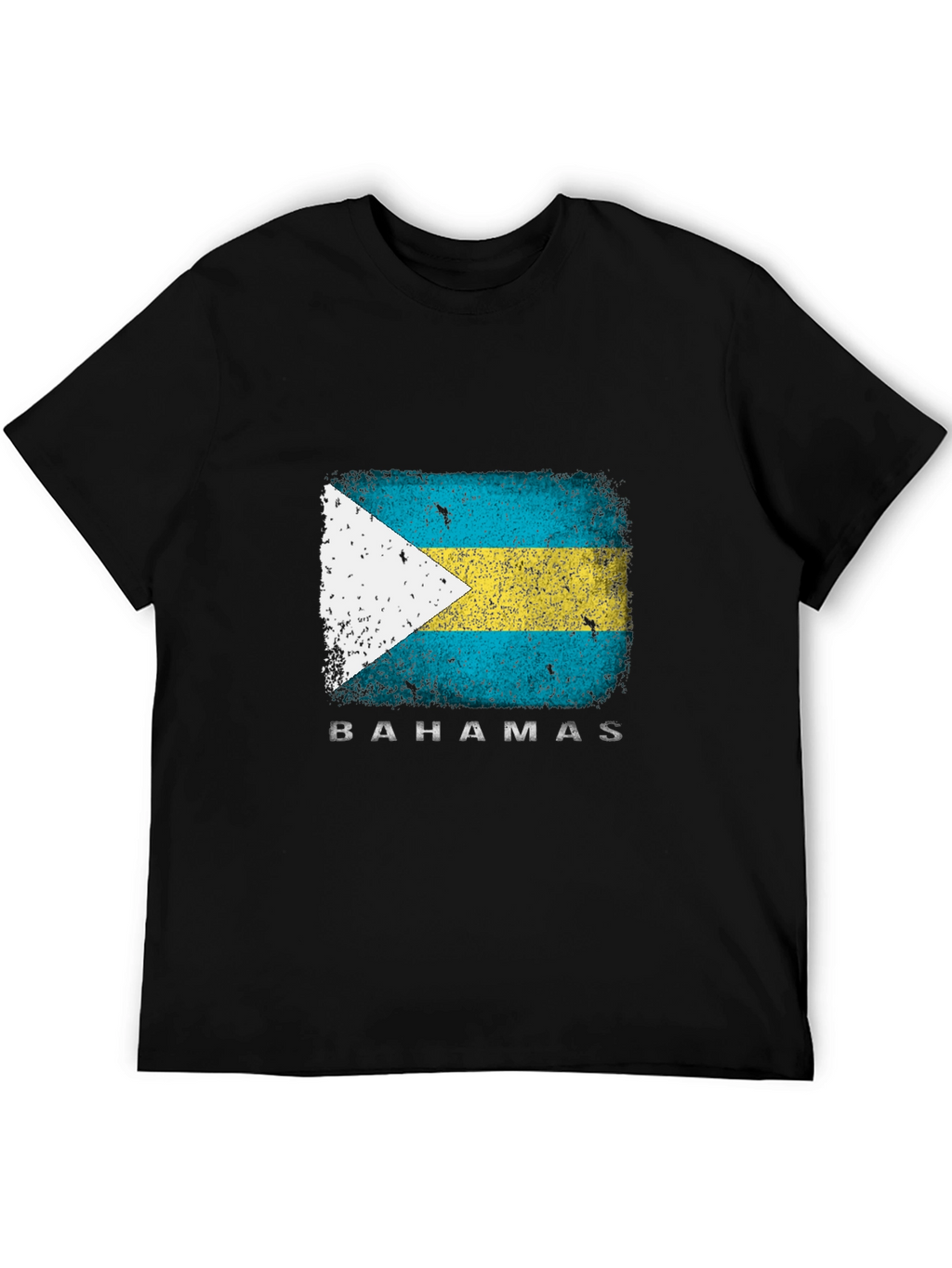 Bahamas Flag T-Shirt - Distressed Graphic Tee