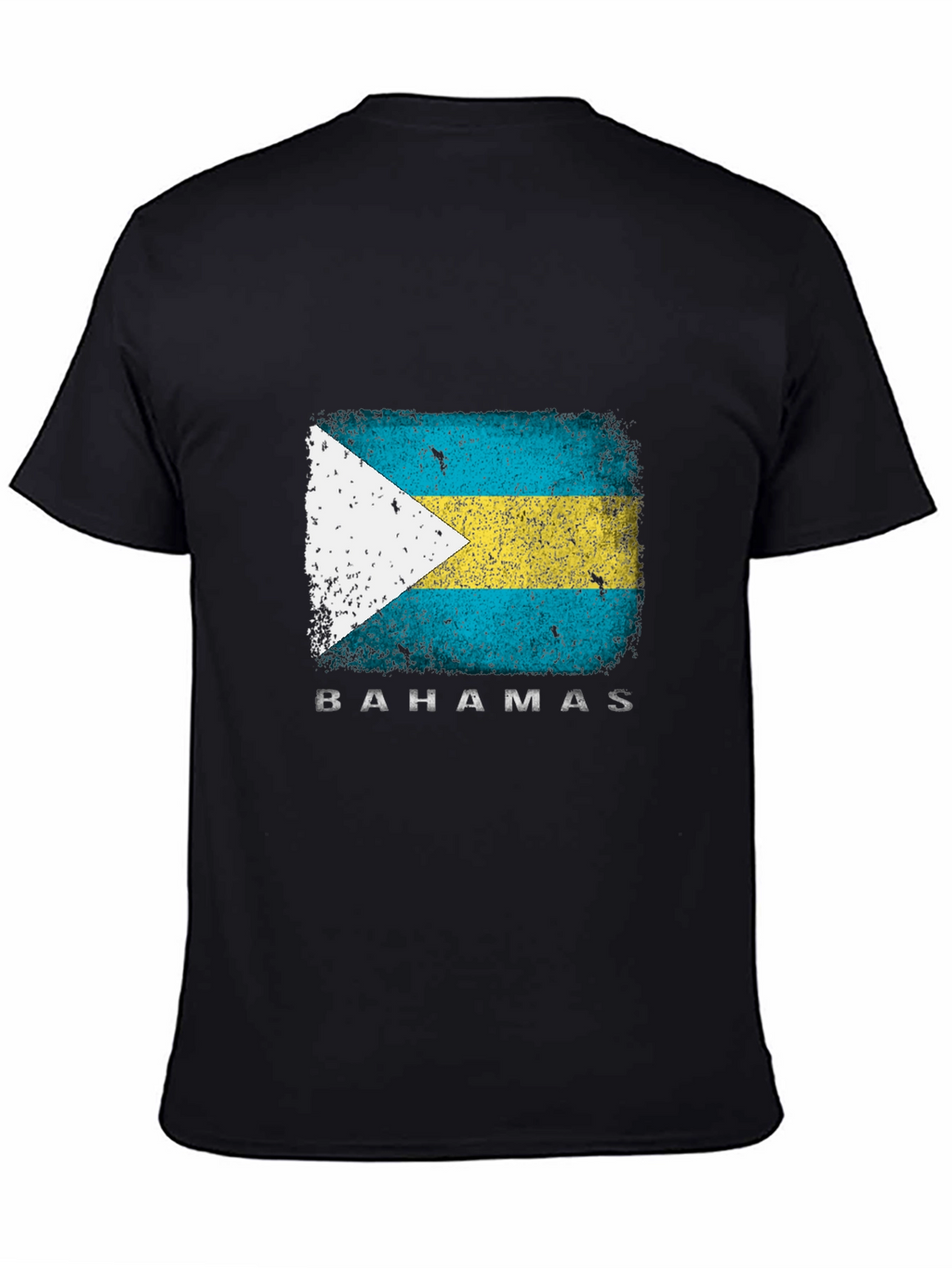 Bahamas Flag T-Shirt - Distressed Graphic Tee