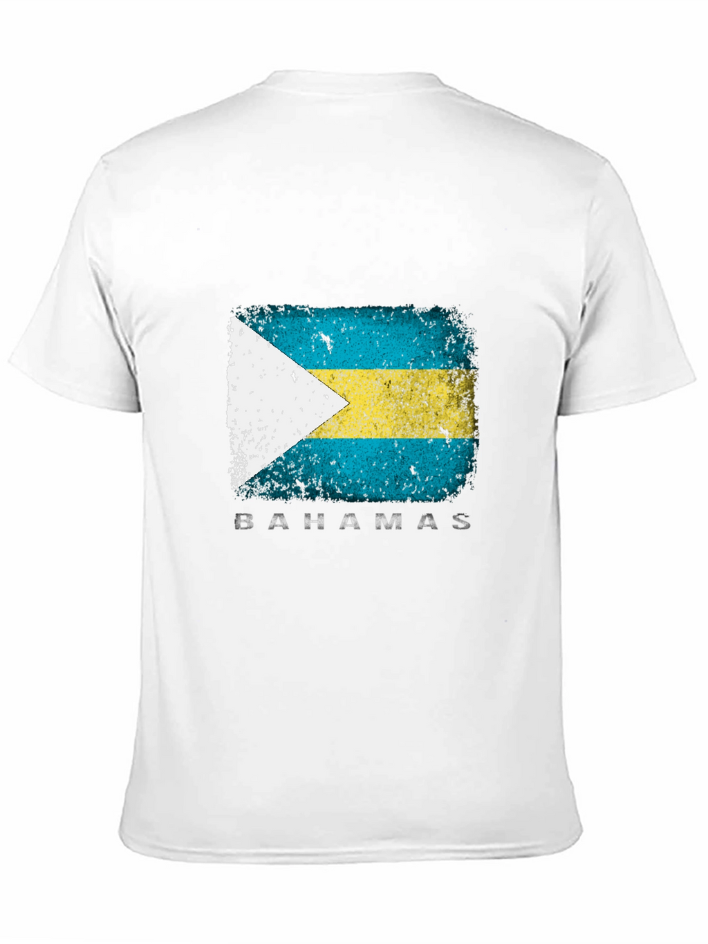 Bahamas Flag T-Shirt - Distressed Graphic Tee