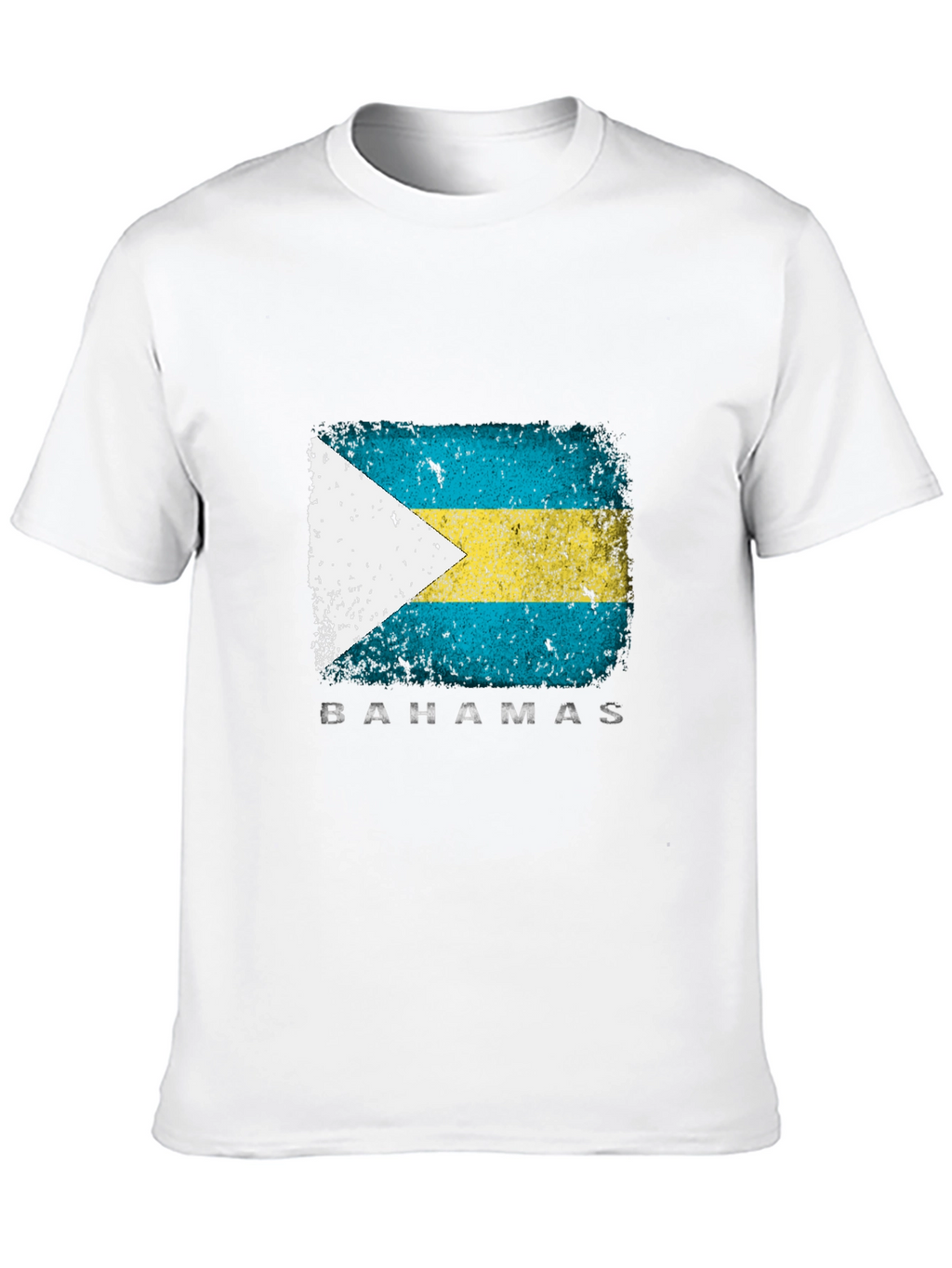 Bahamas Flag T-Shirt - Distressed Graphic Tee
