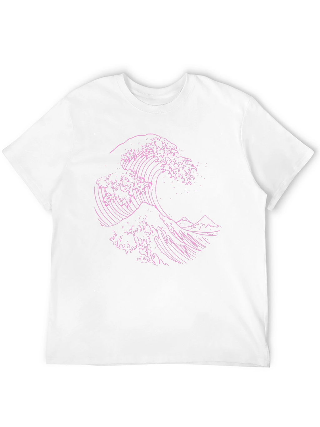 Great Wave Graphic Tee - Mens Black T-Shirt