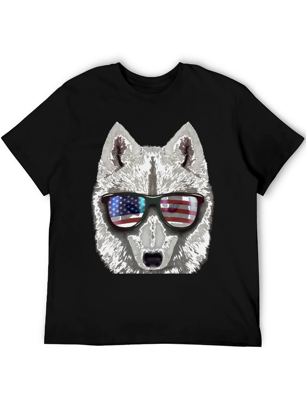 Patriotic Wolf T-Shirt