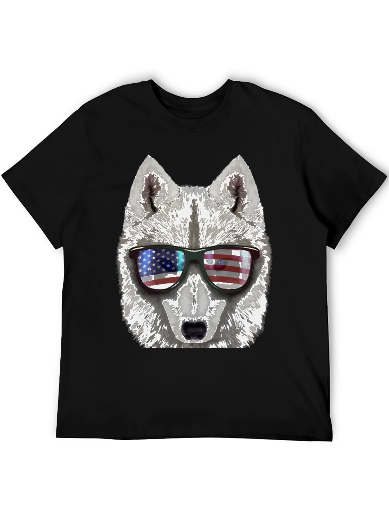 Patriotic Wolf T-Shirt
