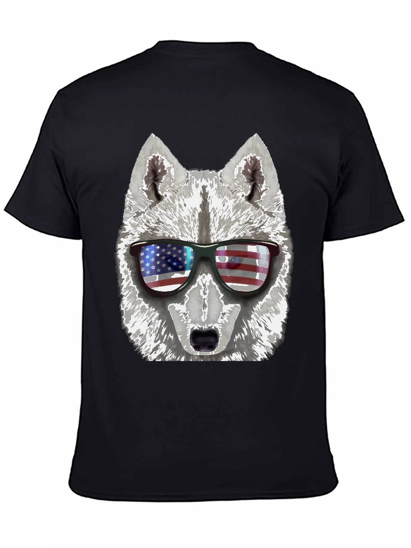 Patriotic Wolf T-Shirt