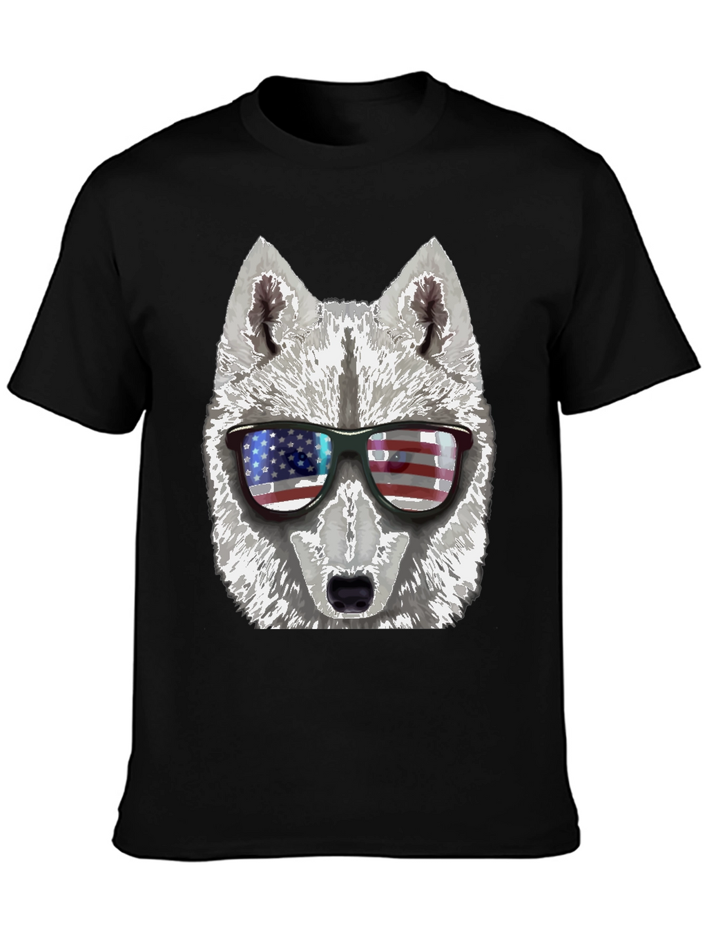 Patriotic Wolf T-Shirt