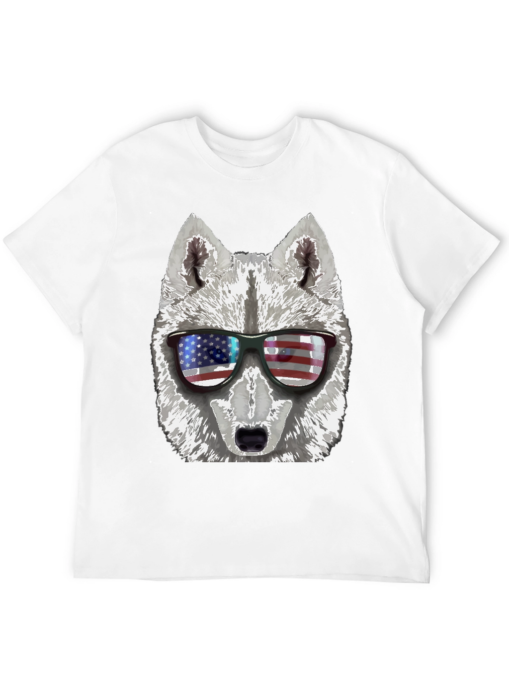 Patriotic Wolf T-Shirt