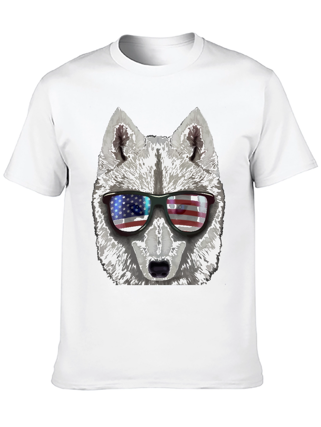 Patriotic Wolf T-Shirt