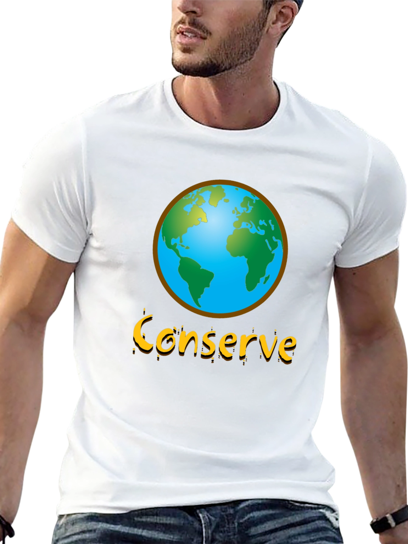 Conserve Earth Graphic Tee - Environmental Awareness