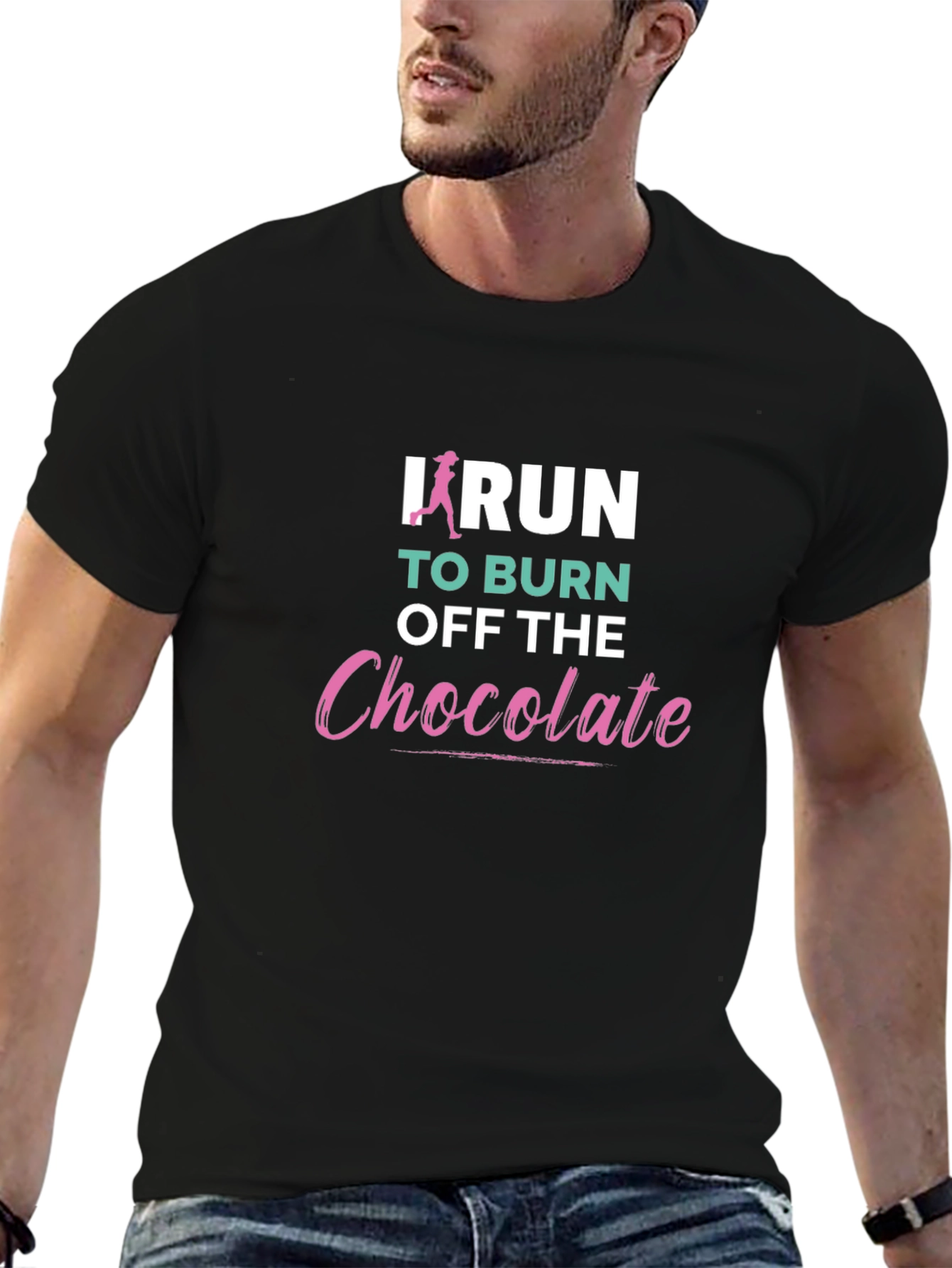Funny Running Shirt - Burn Off Chocolate