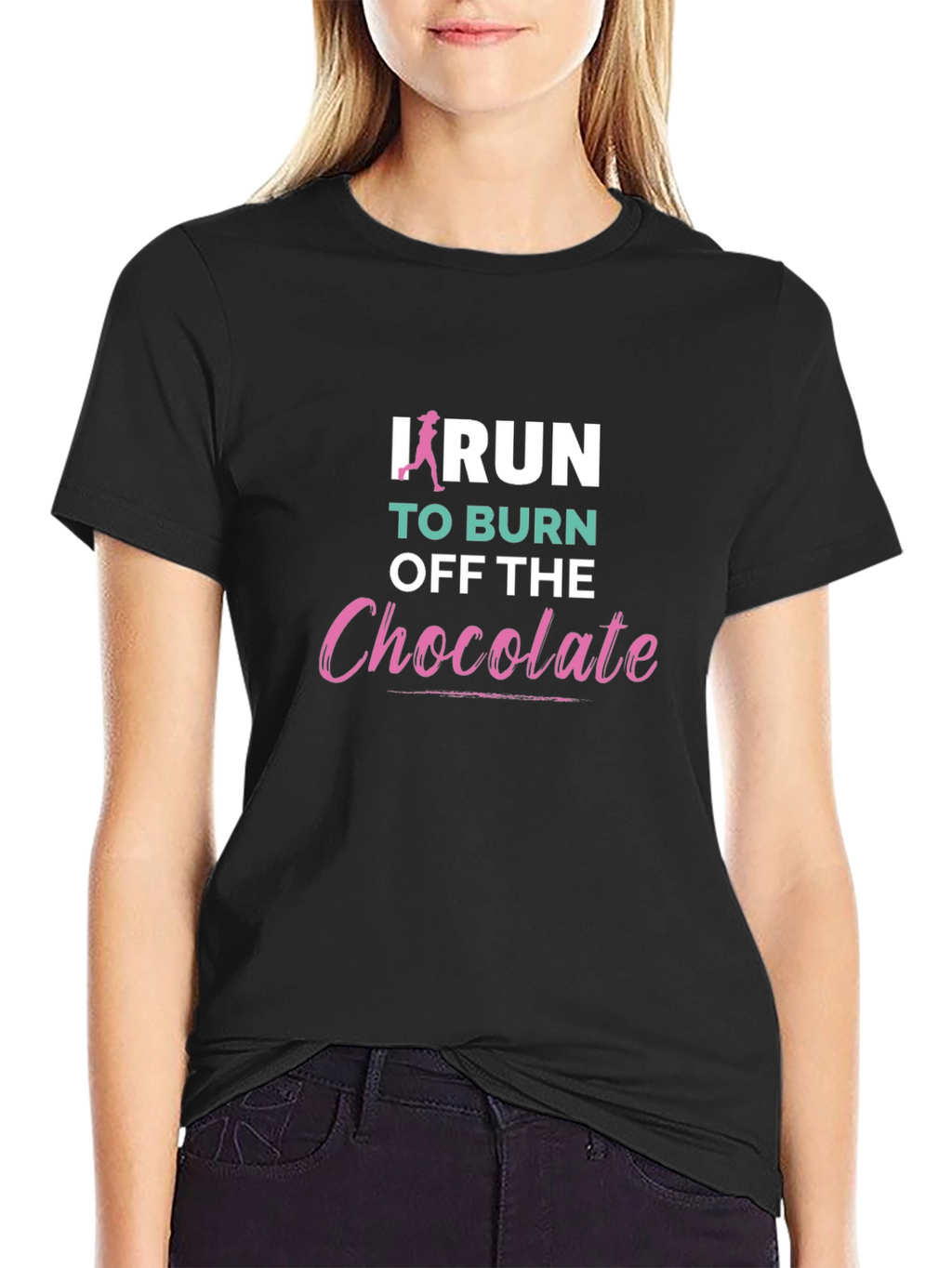 Funny Running Shirt - Burn Off Chocolate