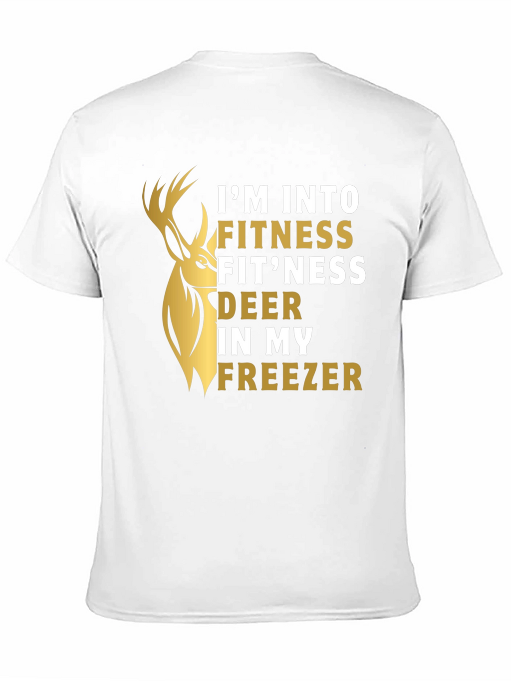 Fitness Fitness Deer Funny Graphic T-Shirt