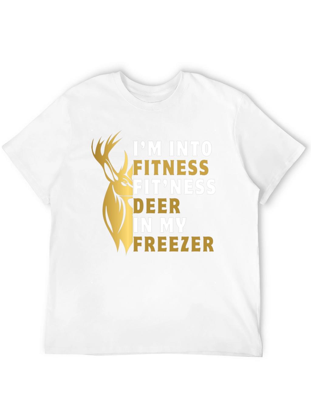 Fitness Fitness Deer Funny Graphic T-Shirt