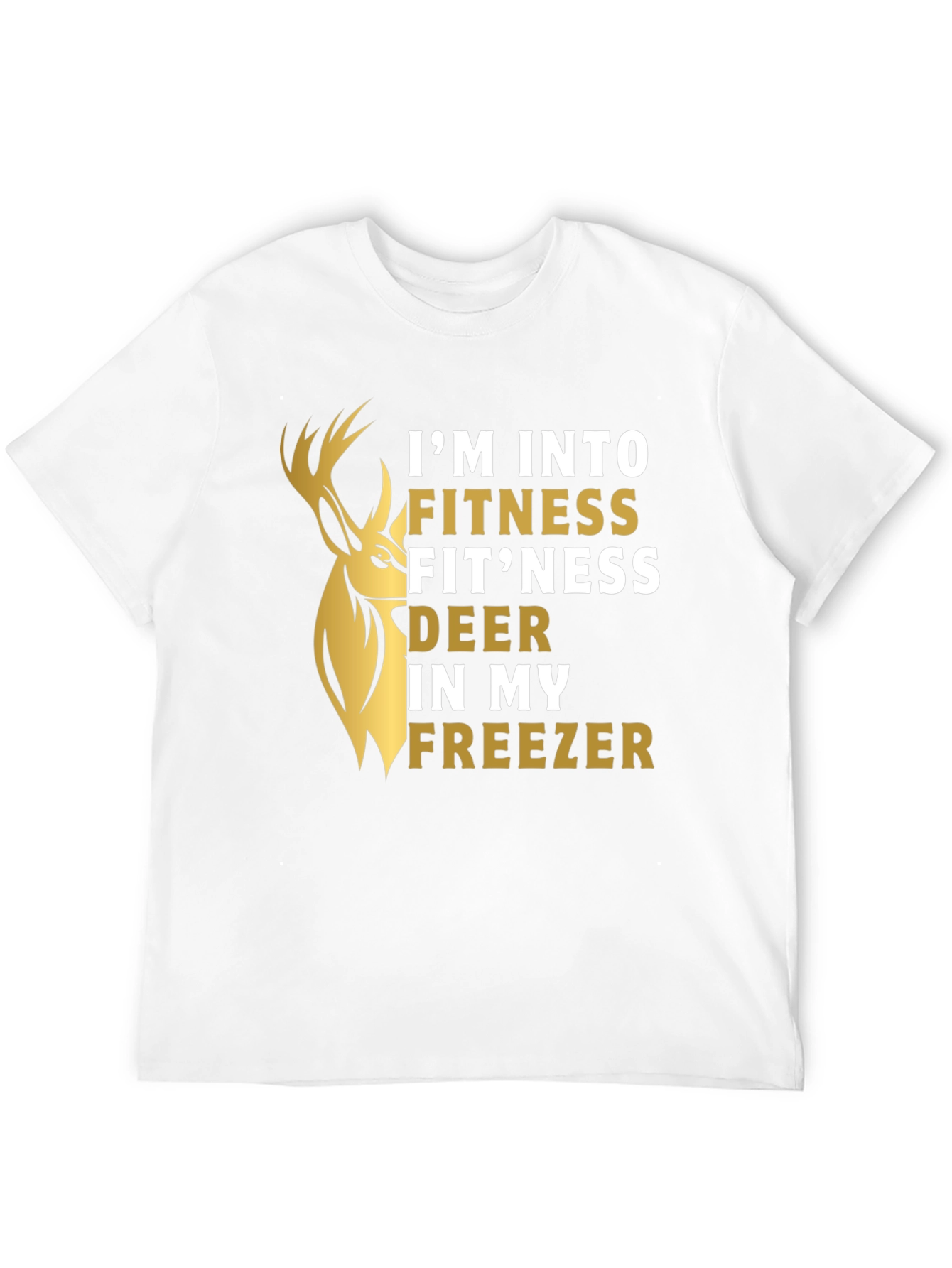 Fitness Fitness Deer Funny Graphic T-Shirt