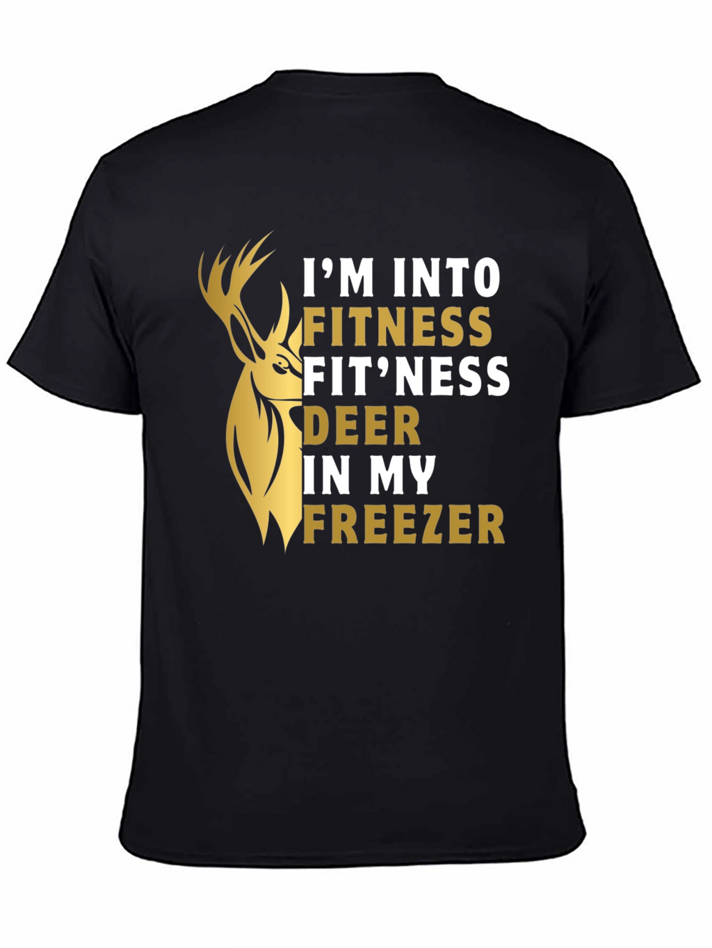 Fitness Fitness Deer Funny Graphic T-Shirt