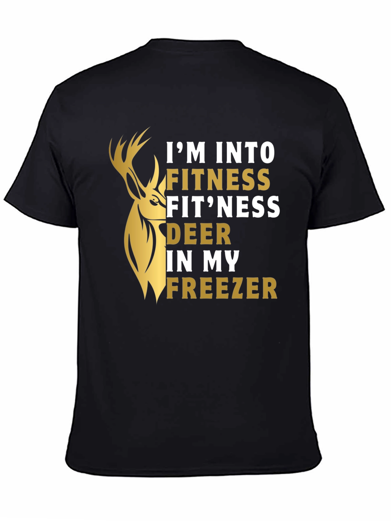 Fitness Fitness Deer Funny Graphic T-Shirt