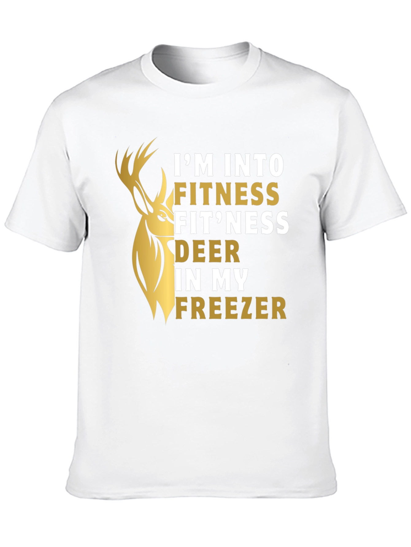 Fitness Fitness Deer Funny Graphic T-Shirt