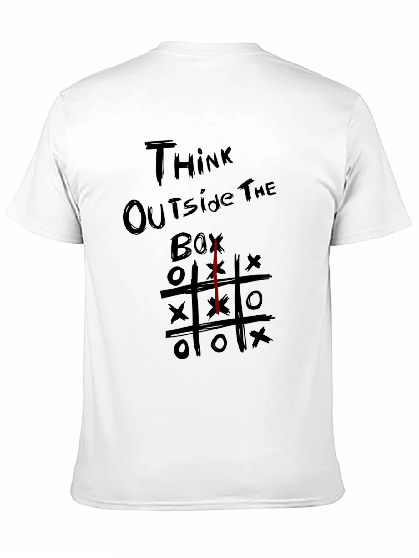 Think Outside the Box Mens Graphic Tee