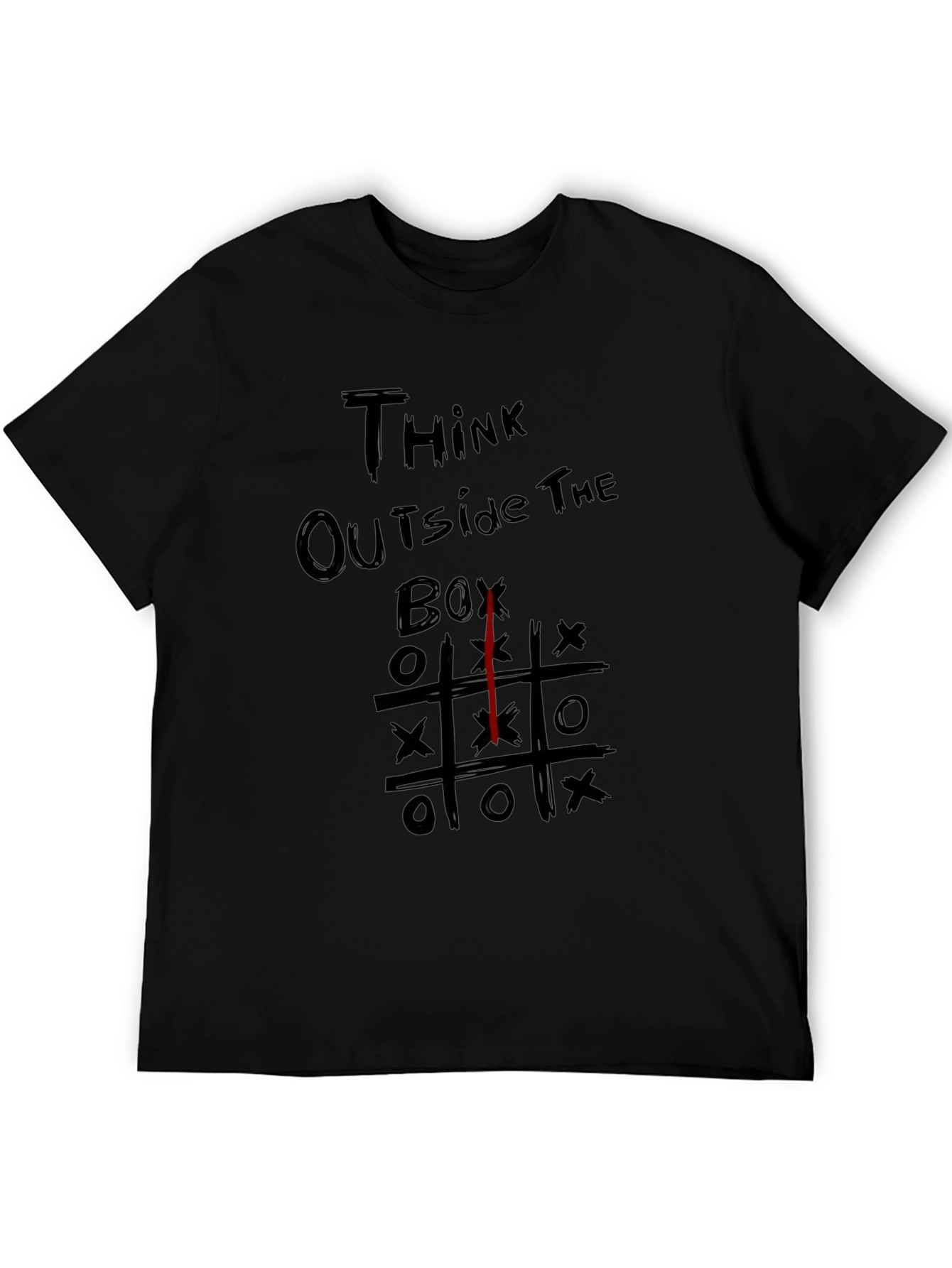 Think Outside the Box Mens Graphic Tee