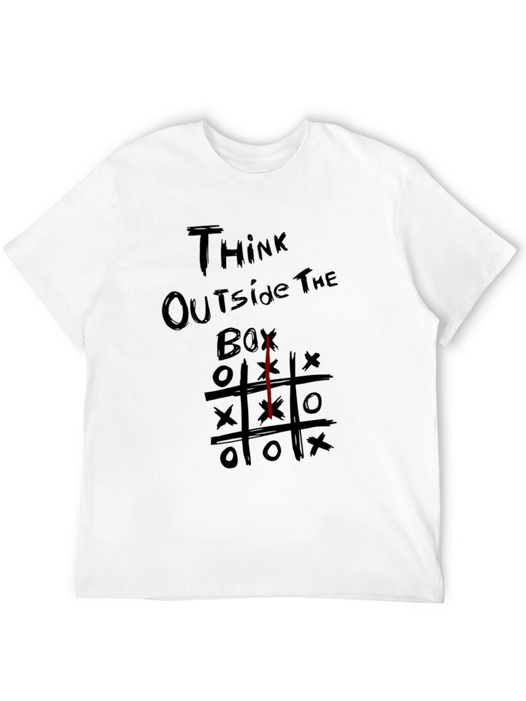 Think Outside the Box Mens Graphic Tee