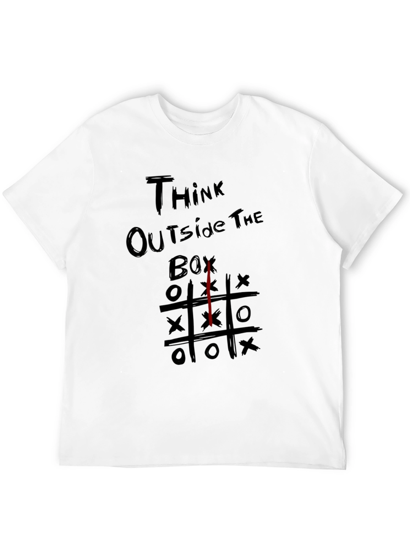 Think Outside the Box Mens Graphic Tee