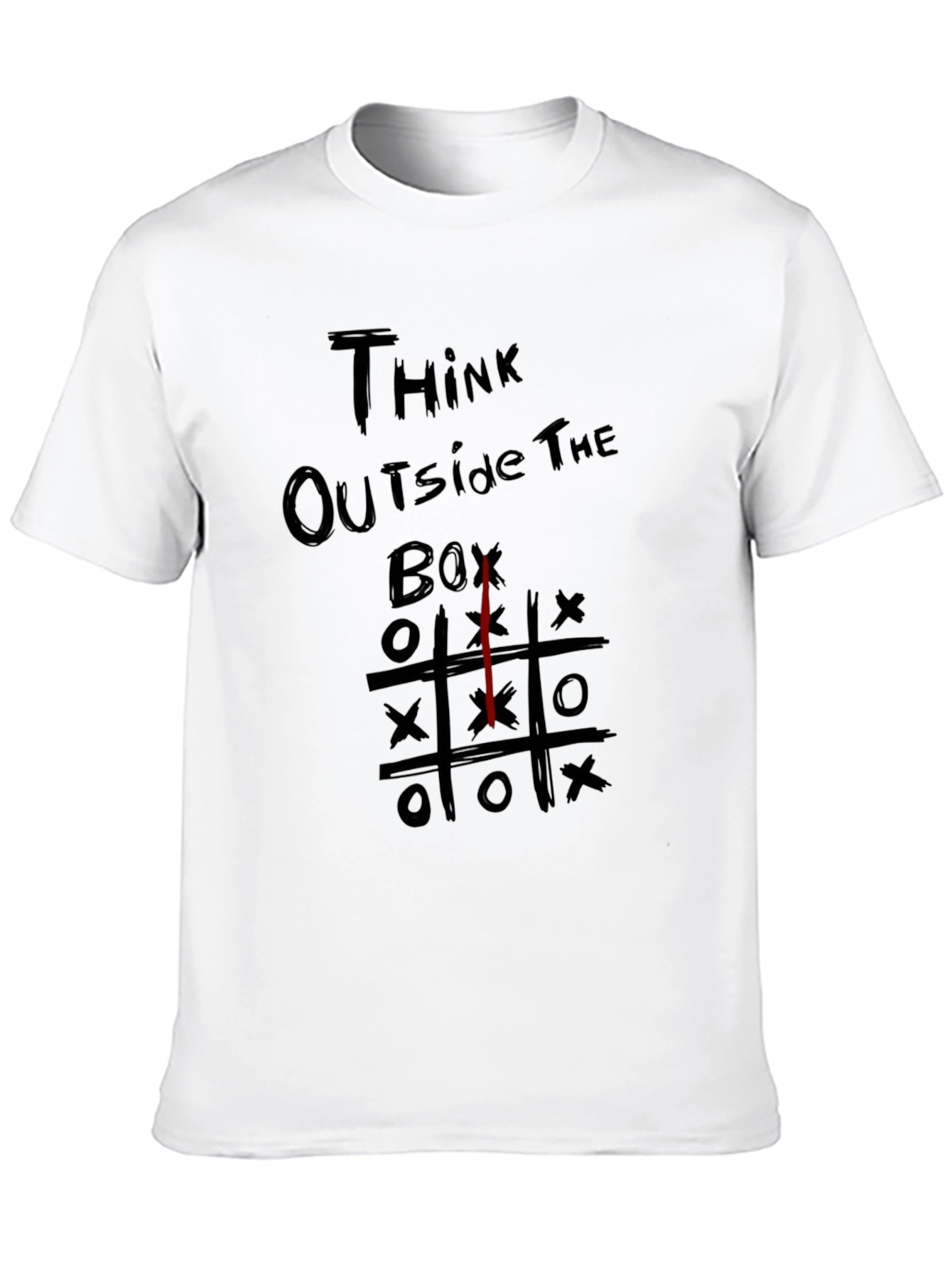 Think Outside the Box Mens Graphic Tee