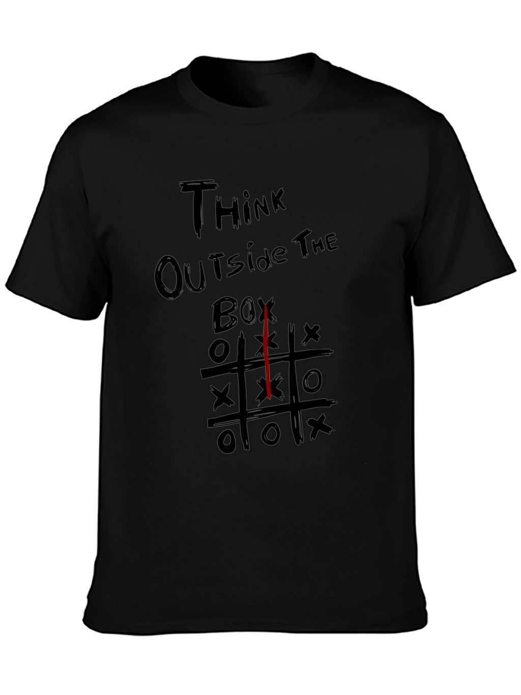 Think Outside the Box Mens Graphic Tee