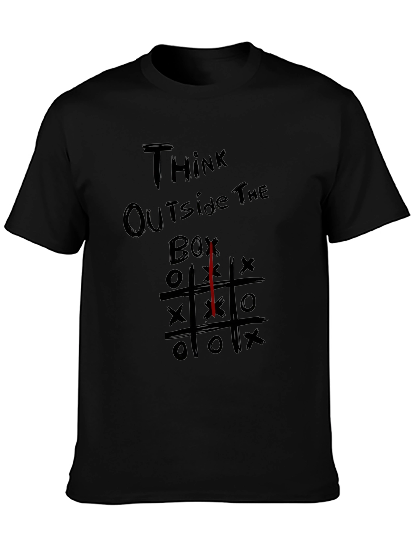 Think Outside the Box Mens Graphic Tee