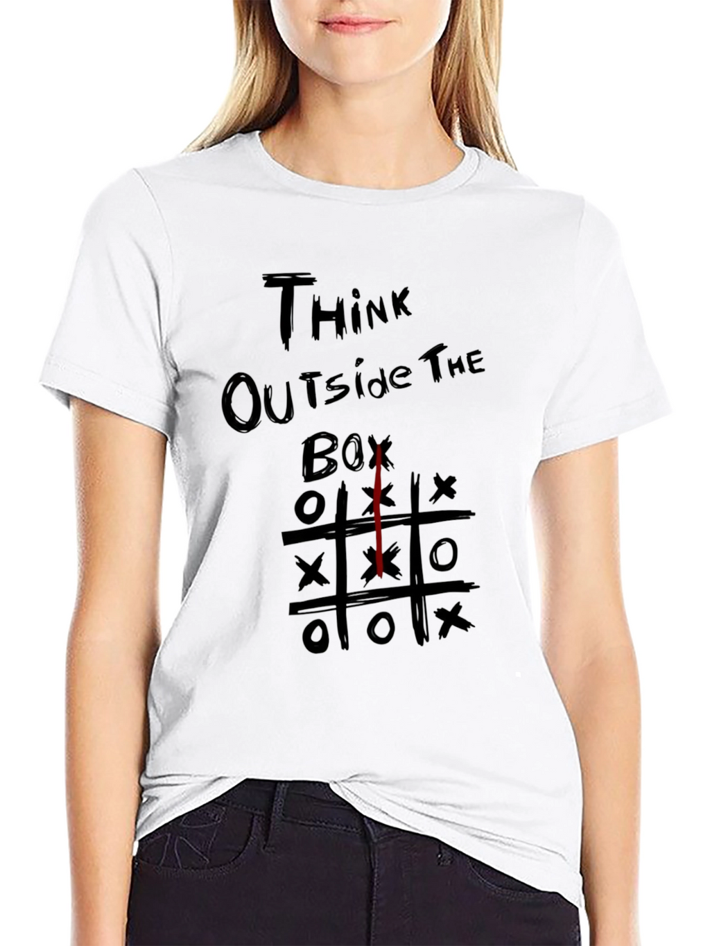 Think Outside the Box Mens Graphic Tee