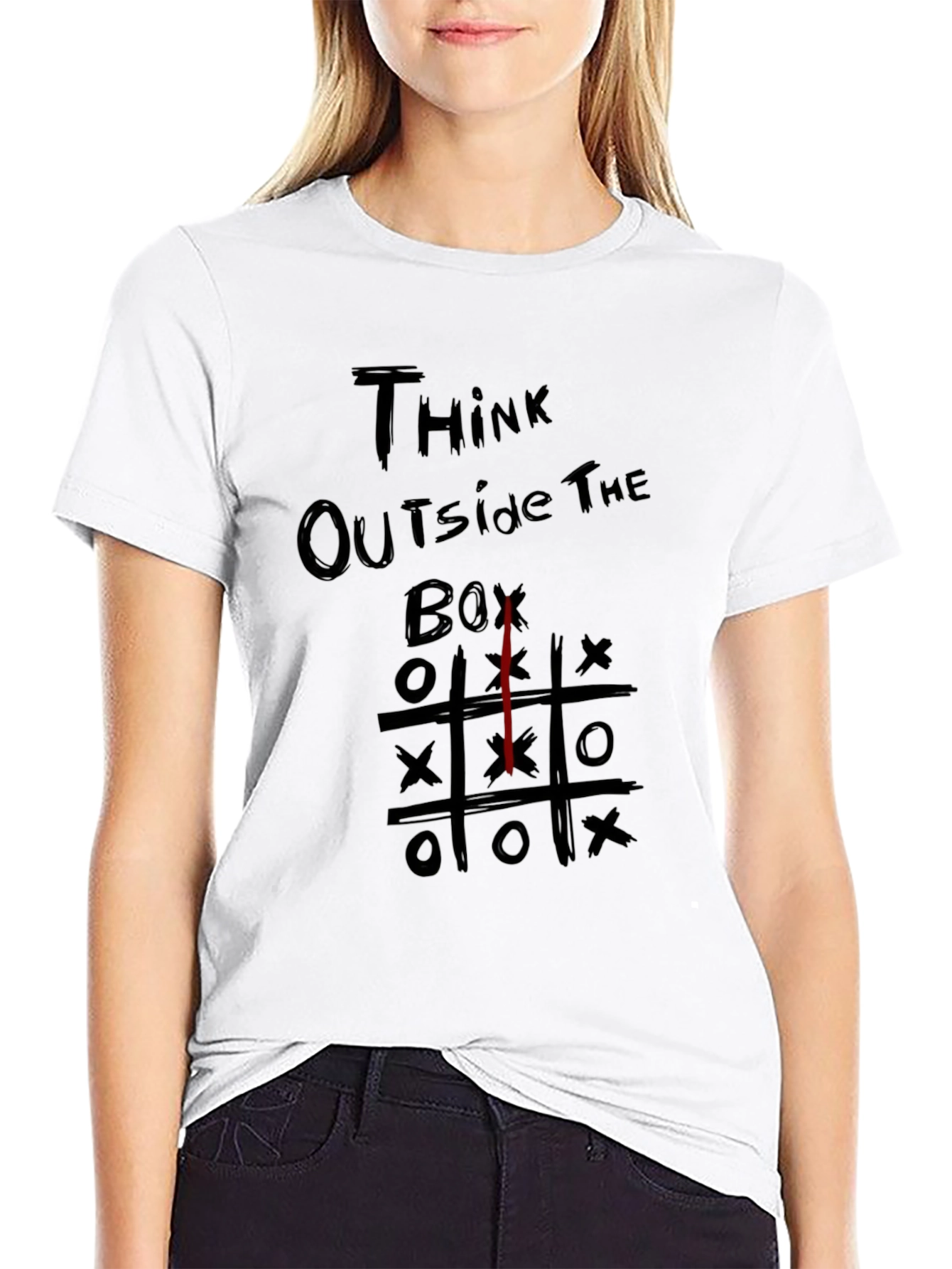 Think Outside the Box Mens Graphic Tee