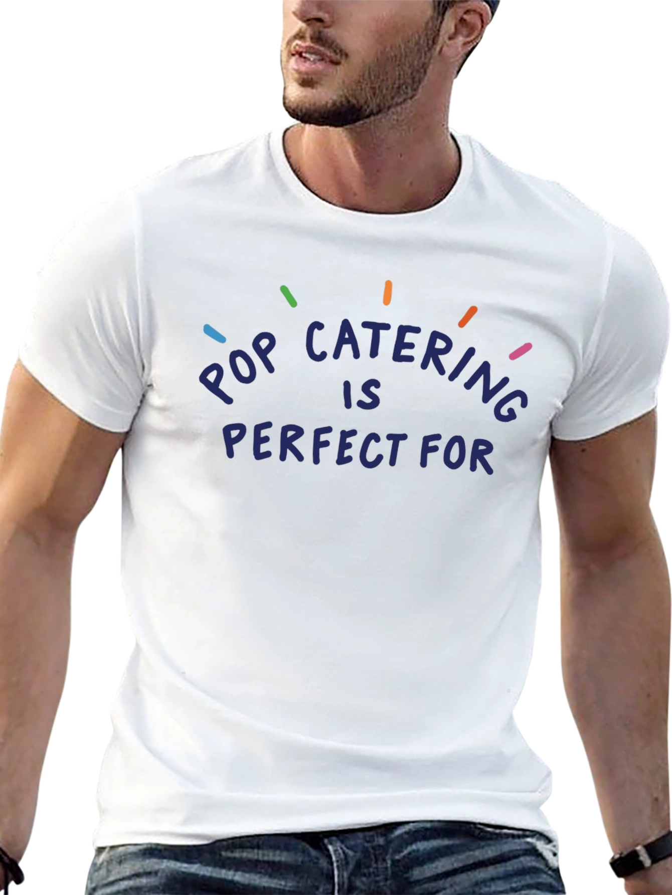Pop Catering T-Shirt - Perfect for Any Occasion