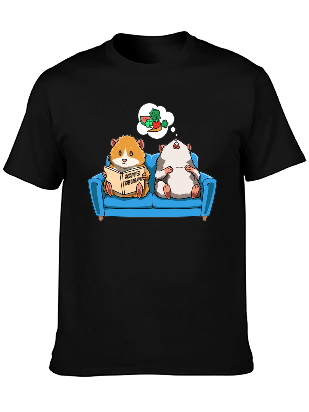 Guinea Pig T-Shirt - Food Dreams Graphic Tee